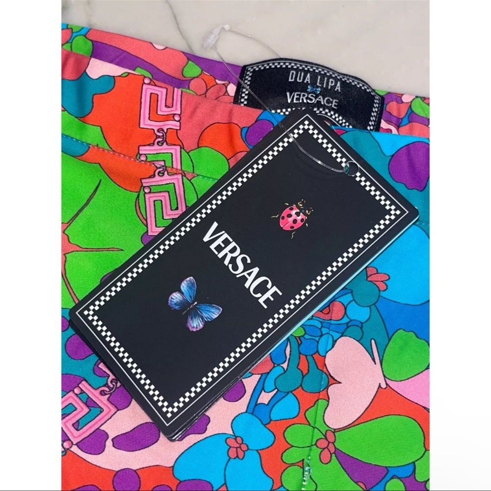 Versace Multicolor Patterned Leggings - image 7